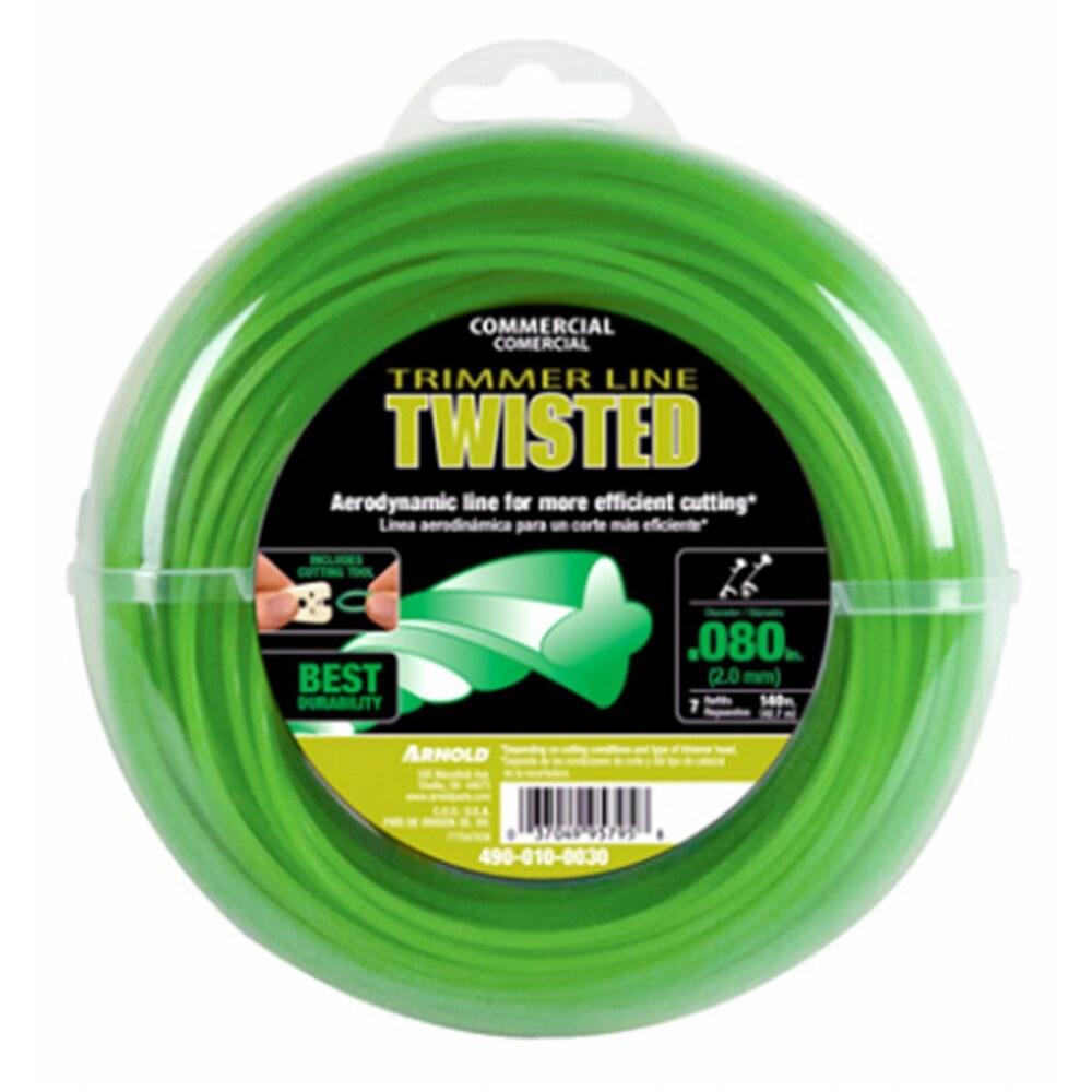 0003704996419 - ARNOLD 245861 140 FT. X 0.08 IN. TWISTED TRIMMER LINE - GREEN