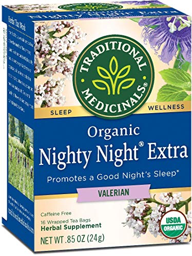 0370839354378 - TRADITIONAL MEDICINALS ORGANIC NIGHTY NIGHT VALERIAN RELAXATION TEA, 16 TEA BAGS (PACK OF 1)