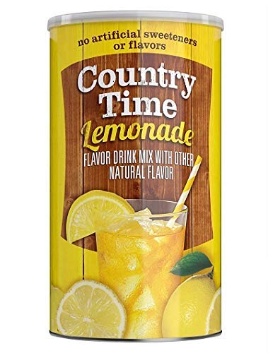 0037182313574 - COUNTRY TIME ADE FLAVORED DRINK MIX, CANISTER LEMON 82.5 OUNCE (PACK OF 2)