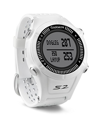 3722874222544 - GARMIN APPROACH S2 GPS GOLF WATCH WITH WORLDWIDE COURSES (WHITE)