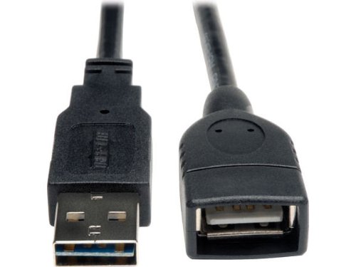 0037332179609 - TRIPP LITE UNIVERSAL REVERSIBLE USB 2.0 HI-SPEED EXTENSION CABLE (REVERSIBLE A TO A M/F), 10-FT.(UR024-010)