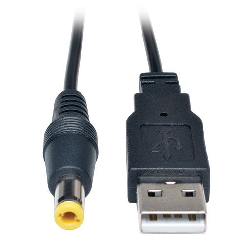 0037332182623 - TRIPP LITE 3-FEET USB TO TYPE - N 5V DC POWER CABLE A MALE TO TYPE N BARREL, BLACK (U152-003-N)