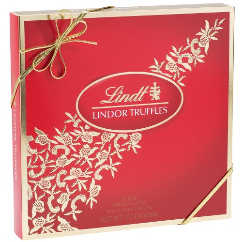 0037466037851 - LINDOR TRUFFLES LACE BOX RED