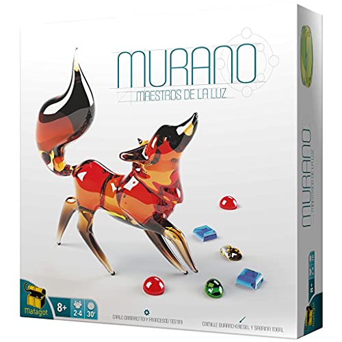 3760146647527 - MURANO LIGHT MASTERS BOARD GAME | EUROPEAN GLASS-BLOWING GAME | ABSTRACT STRATEGY GAME FOR ADULTS AND KIDS | AGES 8+ | 2-4 PLAYERS | AVERAGE PLAYTIME 30 MINUTES | MADE BY MATAGOT