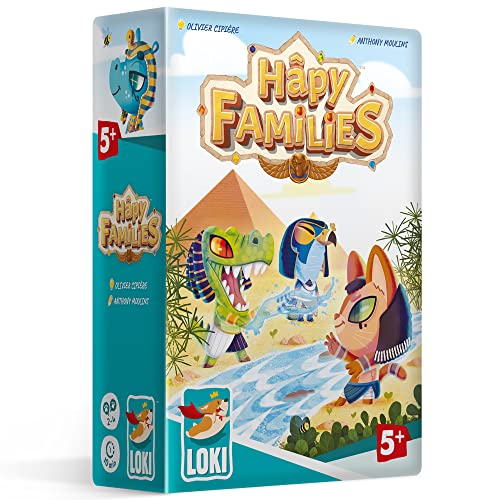 3760175519598 - LOKI HÂPY FAMILIES - COLLECTING GAME, PYRAMID THEMED, KIDS & FAMILY, AGES 5+, 2-4 PLAYERS, 10 MIN