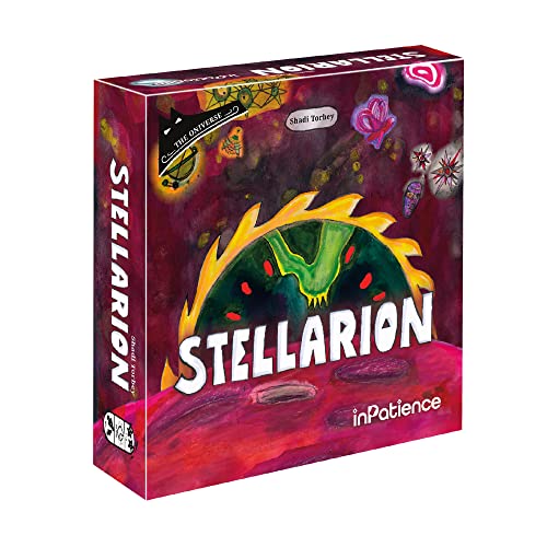 3760353370119 - STELLARION BOARD GAME | SPACE EXPLORATION STRATEGY GAME FROM THE ONIVERSE | FUN FAMILY GAME FOR ADULTS AND KIDS | AGES 10 + | 1-2 PLAYERS | AVERAGE PLAYTIME 30 MINUTES | MADE BY INPATIENCE