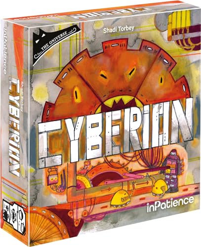 3760353370171 - CYBERION BOARD GAME - REPAIR THE DREAM FACTORY IN THIS CARD MANAGEMENT GAME! STRATEGY GAME, FUN FAMILY GAME FOR ADULTS AND KIDS, AGES 10 +, 1-2 PLAYERS, 30 MINUTE PLAYTIME, MADE BY INPATIENCE