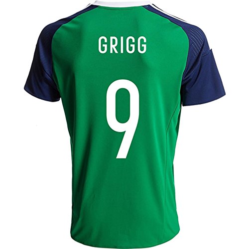3776638046389 - 2016 SUPER HOT NORTHERN IRELAND 9 WILL GRIGG HOME FOOTBALL JERSEY IN GREEN