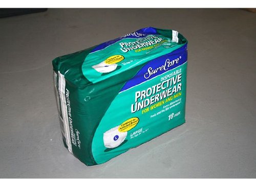 0037867930027 - PROTECTIVE UNDERWEAR EXTRA ABSORBENCY SIZE LARGE PACK 18
