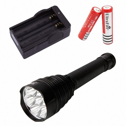 3791735564864 - TRUSTFIRE TR-J18 CREE 50W 8000 LUMEN 7 LED 5 MODES FLASHLIGHT TORCH WITH 18650 BATTERY AND BATTERY CHARGER