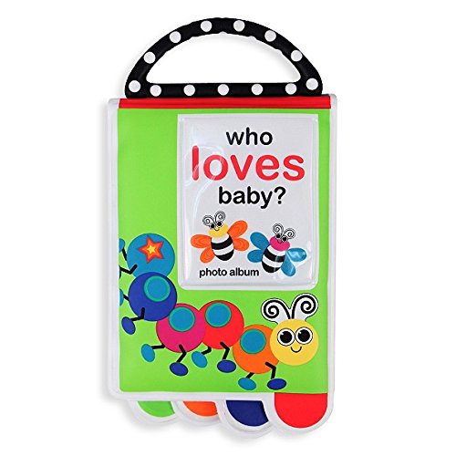 0037977008449 - SASSY WHO LOVES BABY? PHOTO ALBUM BOOK WITH TEETHER HANDLE