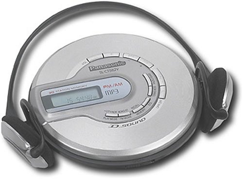 0037988252992 - PANASONIC SL-CT582V PORTABLE CD PLAYER WITH MP3 PLAYBACK (DISCONTINUED BY MANUFACTURER)