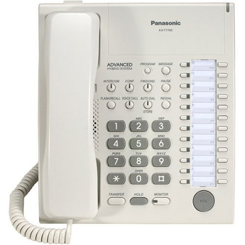 0037988850136 - PANASONIC KX-T7750 24-BUTTON ADVANCED HYBRID TELEPHONE
