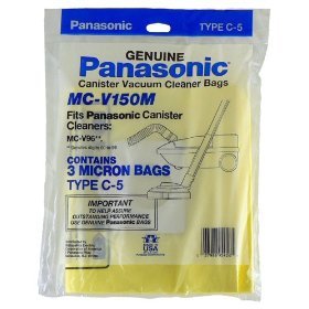0037988954650 - PANASONIC MC-V150M REPLACEMENT BAG FOR CANISTER, 3-PACK