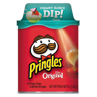 0038000124952 - POTATO CHIPS WITH DIP ORIGINAL CHIPS W/CREAMY RANCH 2.8OZ CANISTER 12/CRTN