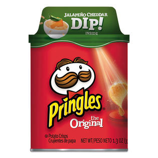 0038000124983 - POTATO CHIPS WITH DIP ORIGINAL CHIPS W/JALAPENO CHEDDAR 2.8OZ CANISTER 12/CTN