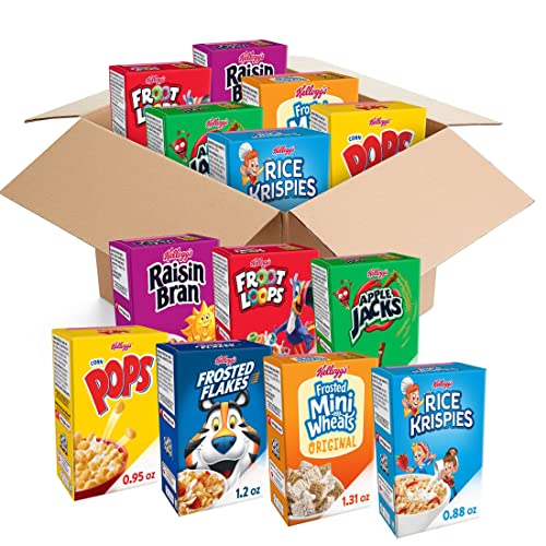 0038000210440 - KELLOGG’S, BREAKFAST CEREAL, SINGLE-SERVE BOXES, VARIETY PACK ,48 COUNT
