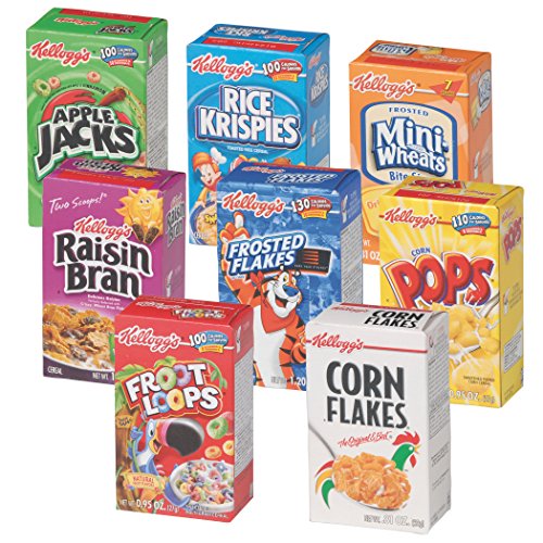 0038000220562 - KELLOGG'S CEREAL VARIETY PACK, SINGLE SERVE BOXES (PACK OF 72)