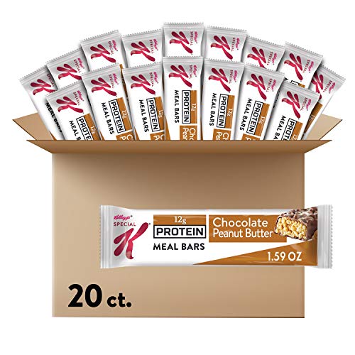0038000251528 - KELLOGGS SPECIAL K PROTEIN, MEAL BARS, CHOCOLATE PEANUT BUTTER, SCHOOL AND OFFICE SNACKS (20 BARS)