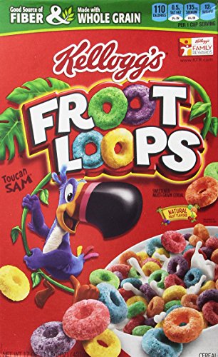 0038000391194 - FROOT LOOPS CEREAL, SWEETENED MULTIGRAIN, 17-OUNCE BOXES (PACK OF 3)
