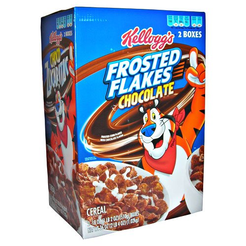 0038000563386 - NEW KELLOGG'S FROSTED FLAKES CHOCOLATE....PACK OF 2 BOXES 18 OZ. EACH BOX