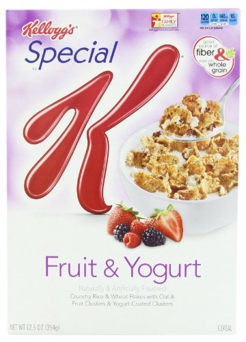 0038000787065 - KELLOGGS SPECIAL K FRUIT AND YOGURT CEREAL, 12.5 OUNCE -- 14 PER CASE.