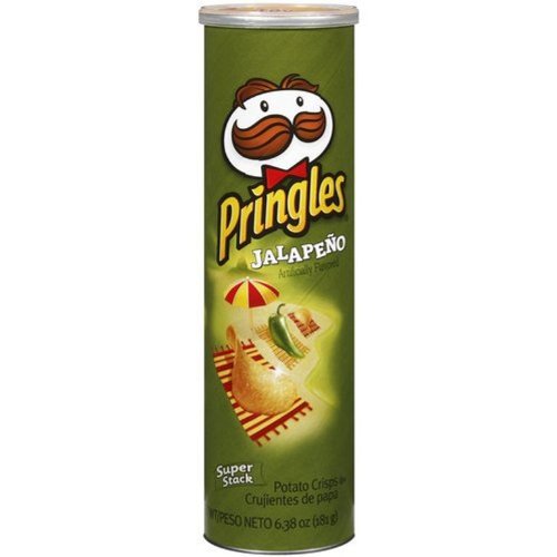 0038000845017 - PRINGLES FLAVORED POTATO CHIPS, JALAPENO, 5.96 OUNCE (PACK OF 14)