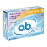 0380041805001 - O.B. PRO TAMPONS SUPER PLUS ABSORBENCY PACKAGES 18 TAMPONS