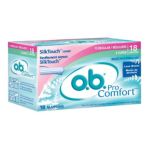 0380041806008 - O.B. PROCOMFORT MULTI PACK WITH SILK TOUCH COVER 18 TAMPONS