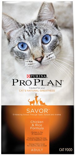 0038100131577 - PURINA PRO PLAN DRY CAT FOOD, SAVOR, ADULT CHICKEN AND RICE FORMULA, 7-POUND BAG, PACK OF 1