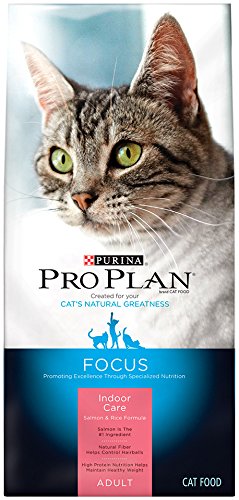 0038100131638 - PURINA PRO PLAN DRY CAT FOOD, FOCUS, ADULT INDOOR CARE SALMON AND RICE FORMULA, 3.5-POUND BAG, PACK OF 1