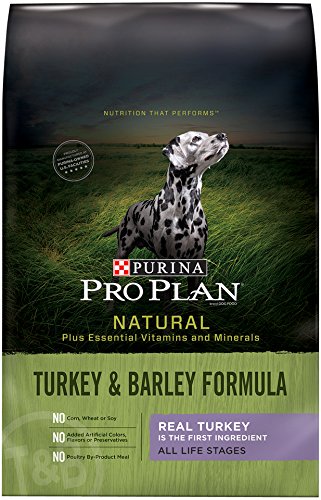 0038100139658 - PURINA PRO PLAN DRY DOG FOOD, SELECT, ALL LIFE STAGES, NATURAL TURKEY & BARLEY FORMULA, 6-POUND BAG, PACK OF 1