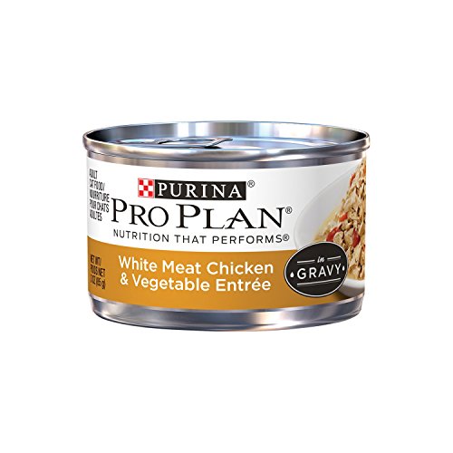 0038100140180 - PURINA PRO PLAN WET CAT FOOD, SAVOR, ADULT WHITE MEAT CHICKEN AND VEGETABLE ENTRÉE, 3-OUNCE CAN, PACK OF 24