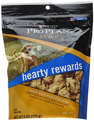 0038100161246 - PURINA PRO PLAN FOR DOGS HEARTY REWARDS CHICKEN FOOD, 6 OZ.
