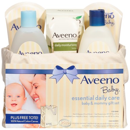 0381371016761 - AVEENO BABY GIFT SET DAILY CARE ESSENTIALS BASKET BABY AND MOMMY GIFT SET