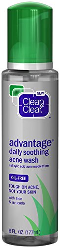 0381371154944 - CLEAN & CLEAR ADVANTAGE DAILY SOOTHING ACNE WASH OIL FREE
