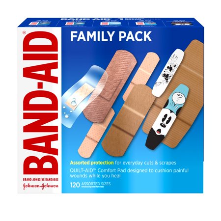 0381371158928 - BAND-AID VARIETY PACK, 120 COUNT
