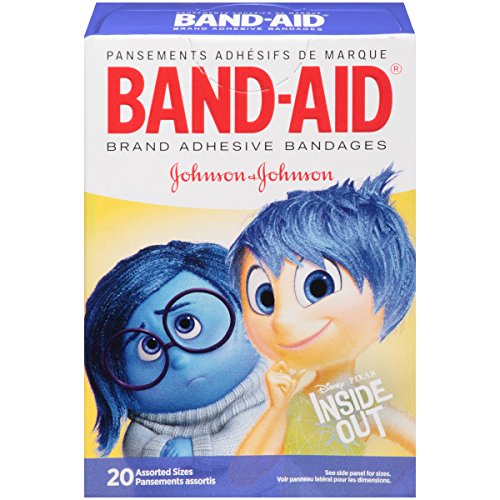 0381371161140 - BAND-AID DISNEY-PIXAR INSIDE OUT ASSORTED ADHESIVE BANDAGES, 20 COUNT