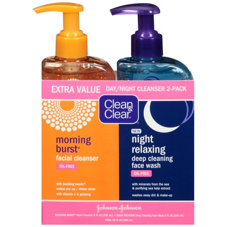 0381371161362 - CLEAN & CLEAR MORNING BURST, DAY/NIGHT PACK, 16 OUNCE