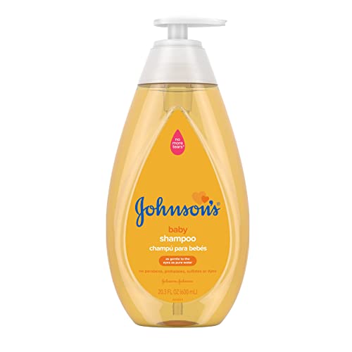 0381371175024 - JOHNSONS BABY SHAMPOO WITH TEAR-FREE FORMULA, SHAMPOO FOR BABYS DELICATE SCALP & SKIN, GENTLY WASHES AWAY DIRT & GERMS, PARABEN-, PHTHALATE-, SULFATE- & DYE-FREE, 20.3 FL. OZ