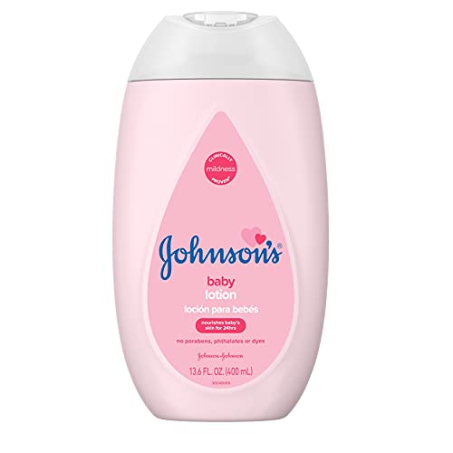 0381371196647 - JOHNSONS MOISTURIZING PINK BABY LOTION WITH COCONUT OIL, GENTLE, NOURISHING BABY BODY LOTION, HYPOALLERGENIC, PARABEN-FREE, DYE-FREE, PHTHALATE-FREE, 13.6 FL. OZ
