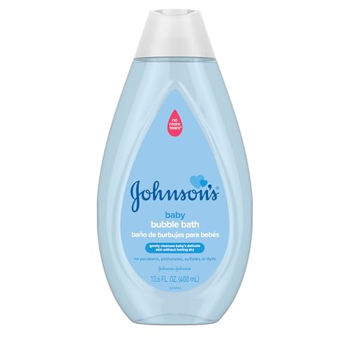 0381371196661 - JOHNSONS BABY BUBBLE BATH FOR GENTLE BABY SKIN CARE, PARABEN-FREE, PEDIATRICIAN-TESTED, HYPOALLERGENIC, TEAR-FREE, DYE-PHTHALATE & SULFATE-FREE, 13.6 FL OZ