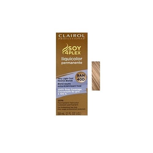 0381519048517 - CLAIROL PROFESSIONAL LIQUICOLOR 9A-N/40D VERY LIGHT COOL NEUTRAL BLONDE