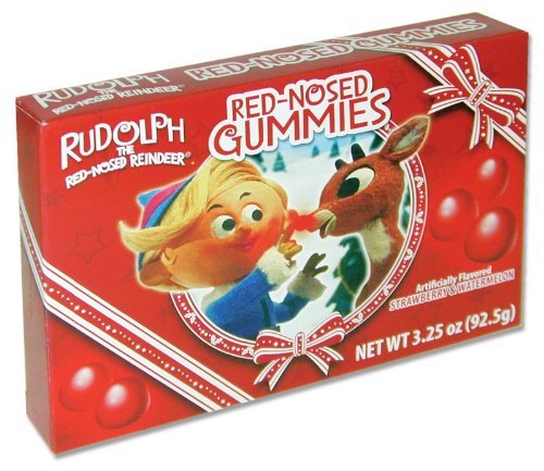 0038252392116 - RUDOLPH THE RED NOSED REINDEER GUMMIES - ONE BOX