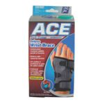0382902077404 - ACE DELUXE WRIST BRACE TEKZONE FOR RIGHT HAND ANTIMICROBIAL SIZE SMALL MEDIUM 1 BRACE