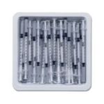 0382903055357 - 1 ALLERGIST TRAY W X 1 2 PRECISIONGLIDE PERMANENTLY ATTACHED NEEDLES 25 BX BD305535
