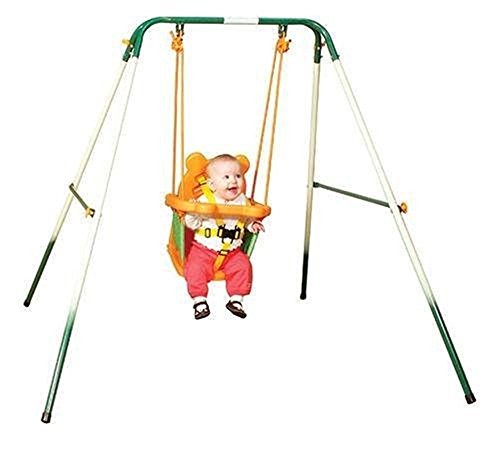 3832351027323 - SPORTS POWER INDOOR OUTDOOR TODDLER FOLDING SWING SET! BABY KID PLAY PLAYGROUND