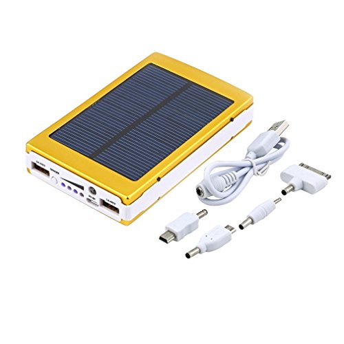 3832351032358 - GOLD 80000MAH DUAL USB PORTABLE SOLAR BATTERY CHARGER POWER BANK FOR CELL PHONE