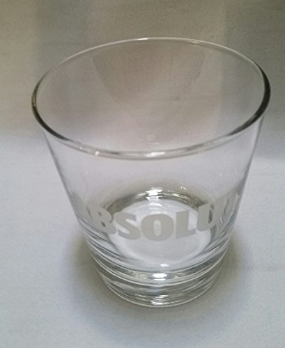 0038453062139 - ABSOLUT VODKA ROCKS GLASS WITH ETCHED LOGO 12 OUNCES