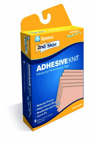 0038472420804 - SPENCO 2ND SKIN ADHESIVE KNIT SPORTS, 6 COUNT